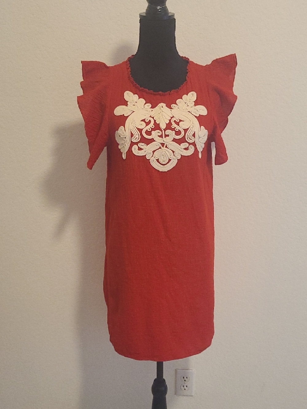THML Women's Red Mini Dress